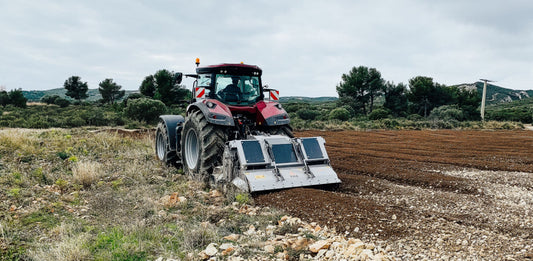 FAE | RSM Stone Crusher | Model 200 To 225 | Width 81.9" To 91.3" | Crushes Stone Up to 20 Inches, 16 Inches Deep | Horsepower 200 To 360 HP | For Tractors