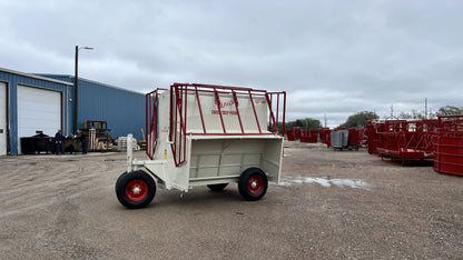 Apache Equipment 160 Creep/Self Feeder | Length 8' | Capacity 160 Bushel | Portable & Skid | Heavy‑Duty Steel & Galvanized Options | For Daily Feeding Pressure