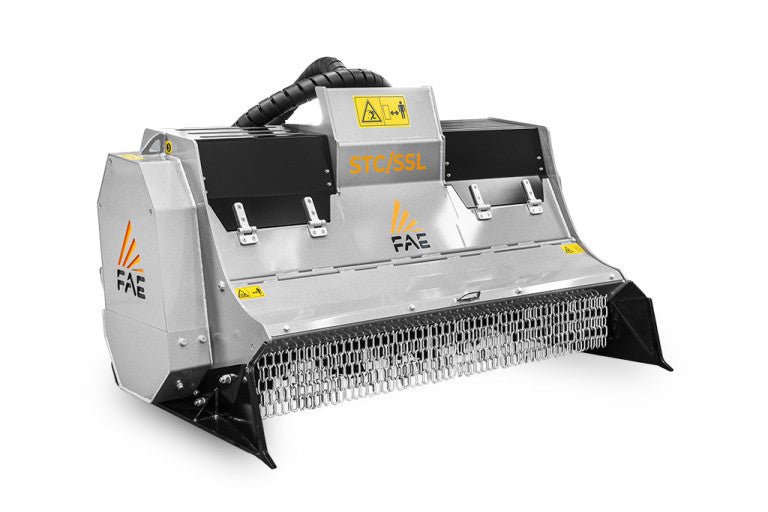 FAE | Stone Crusher | Model STC/SSL-150 | Width 62.6" | Hydraulic Flow 110–150 GPM | For Skid Steers