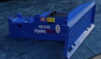 HydroRam HK60 Skid Steer Hydraulic Hammer | Overall Length 72.2" | For 12-21.1 GPM Skid Steers