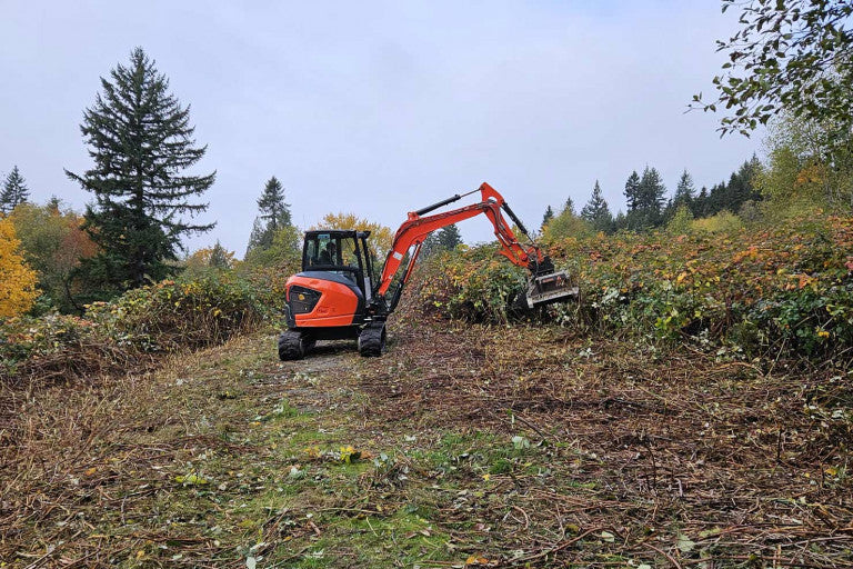 FAE | BL1/EX & VT Forestry Mulcher | Model BL1/EX-75 & BL1/EX/VT-75 | Width 31.5" | Machine Size 5 To 7.5 t | For Excavator