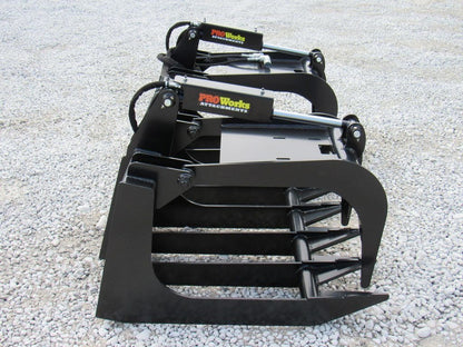 ProWorks 6' Grapple Root Dual Cylinder | Width 72" | 15-25 GPM | For Skid Steers