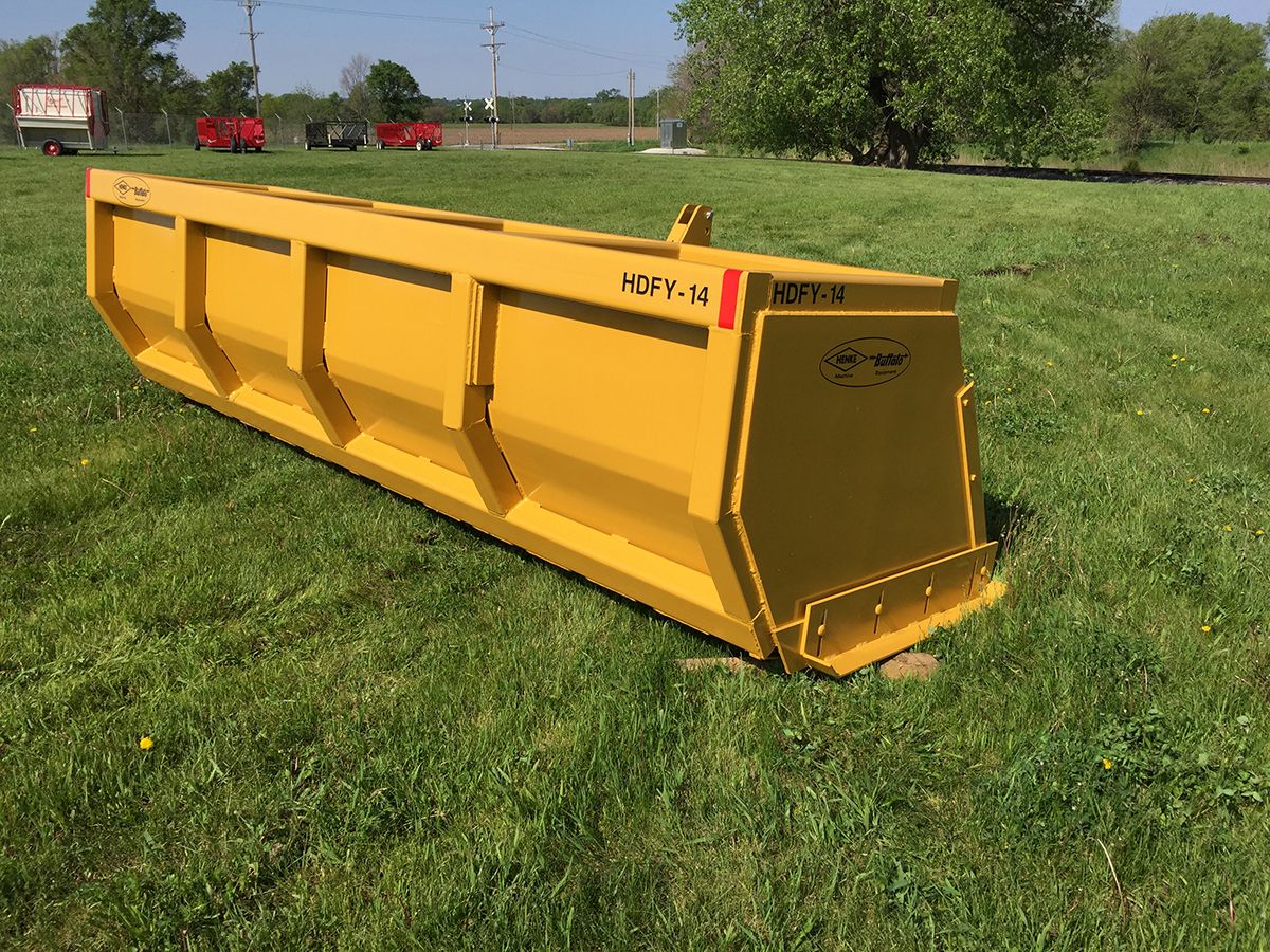 Apache Henke Buffalo 14' Heavy Duty Feedyard 3-Point Scraper w/Skids | Working Width 14' | 150–275 HP | For Tractors