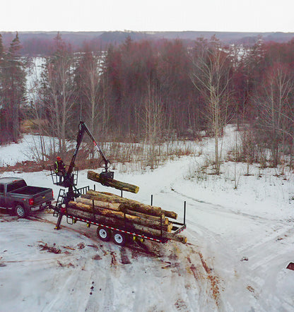 Black Horse | 7’x20’ Road-Forestry Trailers | Double & Triple Axel | GVWR (Lb) 16,000-21,000