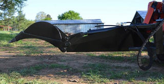 Loflin Fabrication Backhoe | 12" Bucket | 3.5" Bore Cylinder | Reinforced Steel Boom | Hydraulic System | For Compact Tractors & Skid Steers