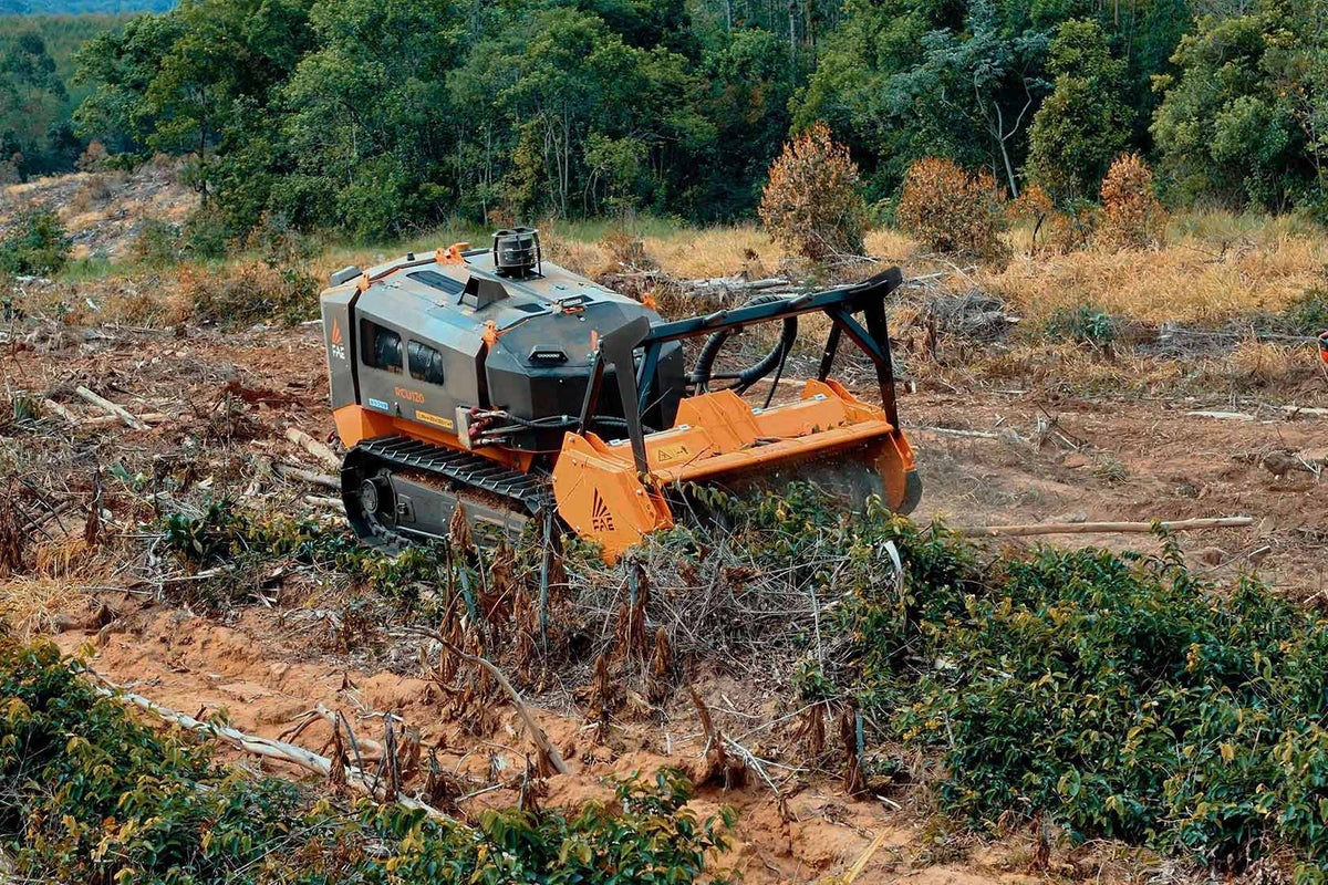 FAE Remote-Controlled Tracked Carrier | Model RCU120 | Up to 55° Slopes | 120 HP | For Forestry