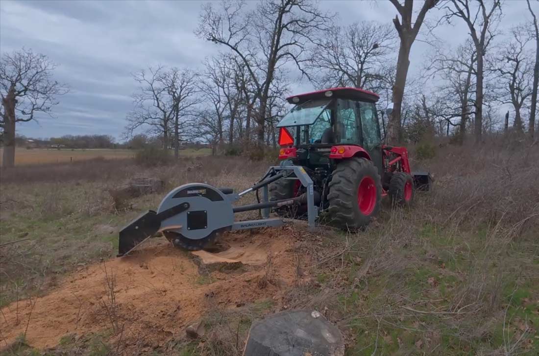 Baumalight Stump Grinder | Model 3P38 | Cutting Width 38" | 60–110 HP | For Cat II Tractors