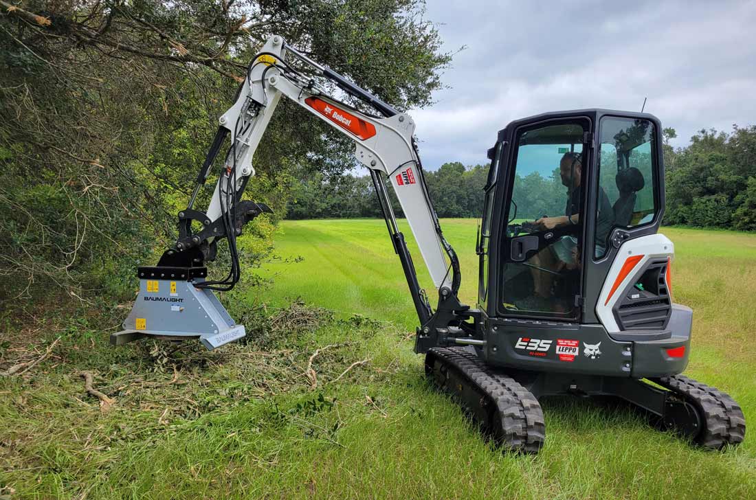 Baumalight Rotary Brush Cutter | Model CXC-530 | Cutting Width 30" | Machine Size 3-11 Tons | For Excavators