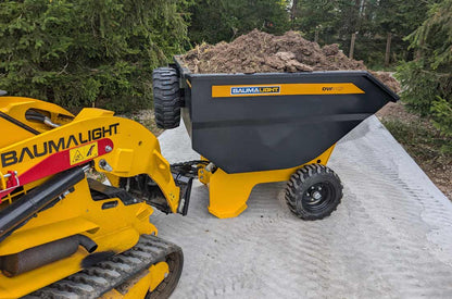 Baumalight Trailer Dumper | Model DW51QT | Width 35.5" | 5-10 GPM | For Mini Skid Steers