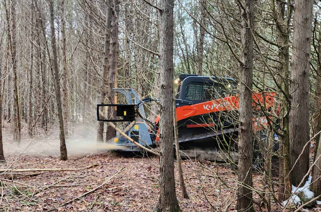 Baumalight Feller Buncher Tree Saw | Model FGS-952 | Blade Diameter 52" | Maximum Cut 20" | Hydraulic Flow 25 To 45 GPM | For Skid Steers