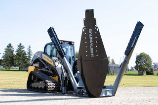 Baumalight Industrial Tree Spade | Model DR-448 | Width 48" | Opening Width 30" | 10 - 35 GPM | For Skid Steers