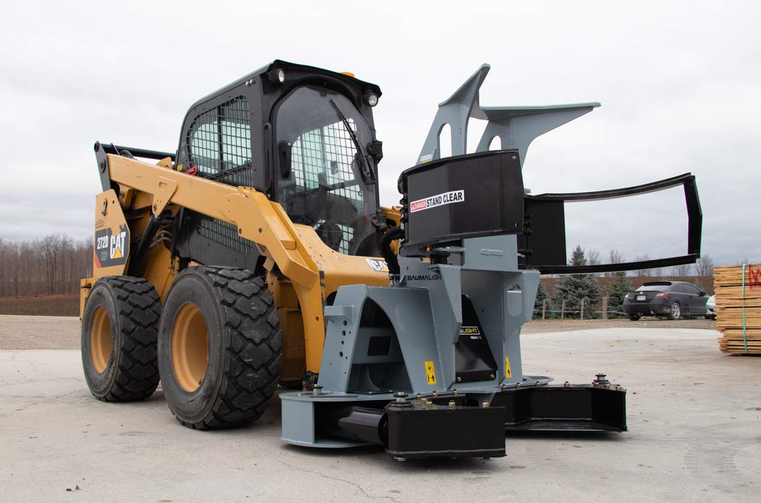 Baumalight | Horizontal Tree Shear | ISH918G | Limb Size 18" | Weight Class 7,000–18,000 lb. | Hydraulic Flow 20–70 GPM | For Skid Steers