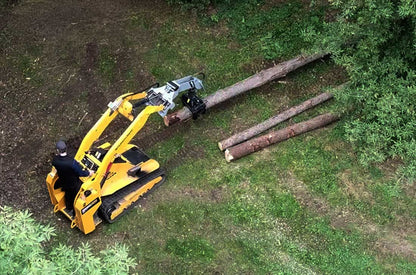Baumalight Mini Skid-Steer Log Grapple w/ Rotator | Model LMR316G | Width 34" | 5-20 GPM | For Mini Skid Steers