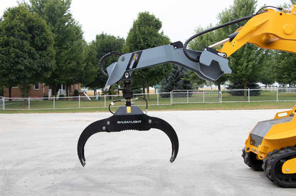 Baumalight Mini Skid-Steer Log Grapple w/ Rotator | Model LMR316G | Width 34" | 5-20 GPM | For Mini Skid Steers