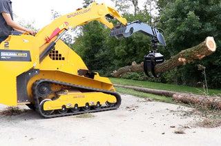 Baumalight Mini Skid-Steer Log Grapple w/ Rotator | Model LMR316G | Width 34" | 5-20 GPM | For Mini Skid Steers