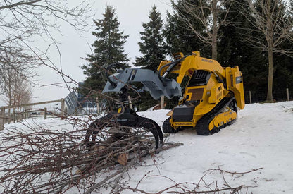 Baumalight Mini Skid-Steer Log Grapple w/ Rotator | Model LMR316G | Width 34" | 5-20 GPM | For Mini Skid Steers