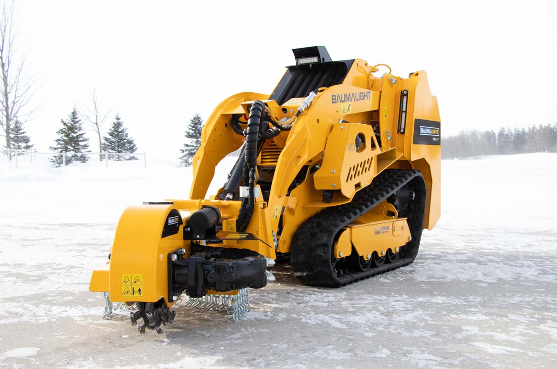 Baumalight Stump Grinder | Model S14, S16 & S18 | Rotor Size 18" To 24" | Hydraulic Flow Range 10 To 22 GPM | For Mini Skid Steer
