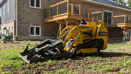 Baumalight Mini Track Loader | Model TRL630Y | Width 40" | Yanmar 22.8 HP | 2-Speed | 10.5 GPM
