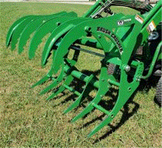 Westendorf Brush Crusher | Model 4215 | Hydraulic-Free Grapple | V-Tooth Multi-Grip | 25–55 HP | For Tractors
