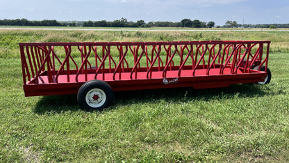Apache Equipment 20' Narrow Feeder Wagon | Length 20' | Single‑Axle | For Livestock Feeding