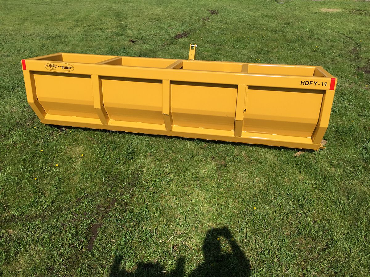 Apache Henke Buffalo 14' Heavy Duty Feedyard 3-Point Scraper w/Skids | Working Width 14' | 150–275 HP | For Tractors