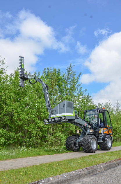 GreenTec Limb Trimmer High Reach | Model Scorpion-430 PLUS | Transport Width 7' 3" | Hybrid Arm System | For Skid Steers