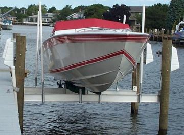 Boat Lift Distributors SS 12,000 LB. Beamless Boat Lift - Strom Surge