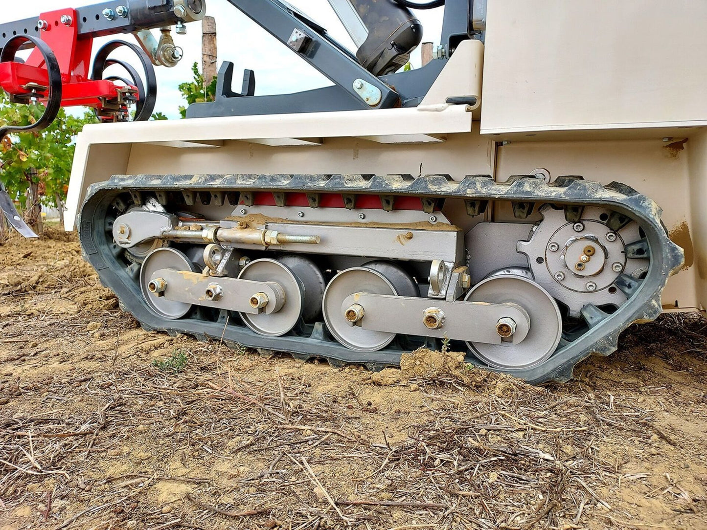 Naio Technologies Jo Autonomous Crawler for Narrow Vines | 100% Electric | GNSS RTK Guidance | Up to 8 Hours Autonomy