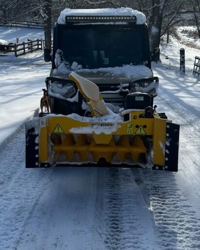 Rammy 155 UTV Snowblower | Clearing Width 61" | Engine 420 cc | 30–60 HP | For UTVs