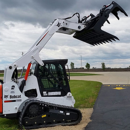 Brown Root Rake Grapple ( Extreme Duty ) | Model BRRGXSS Series | Width 74",80" & 86" | Hydraulic Flow Range 20–35 GPM | For Skid Steer