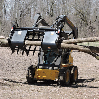 Brown Root Rake Grapple ( Extreme Duty ) | Model BRRGXSS Series | Width 74",80" & 86" | Hydraulic Flow Range 20–35 GPM | For Skid Steer
