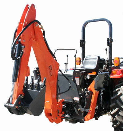 Farmer-Helper Self-Contained Backhoe | Model FH-BH8 & FH-BH9 | Digging Depth 8 & 9 Feet | Horsepower 25-45+ HP | Cat-I/II 3-Point Hitch | For Tractors