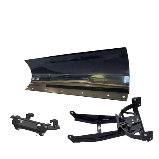 HitchDoc Outdoor | Eagle Snow Plow | Width 72" | Steel Front-Mount Complete Plow System | 900 Polaris (Ranger XP) (2013-2019) | Horsepower 50+ HP | For UTV