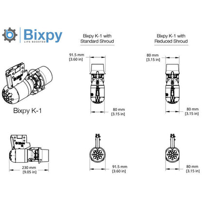 Bixpy PWC Motors K-1 Angler Pro Outboard Kit™ Only (Pre-Order Only)