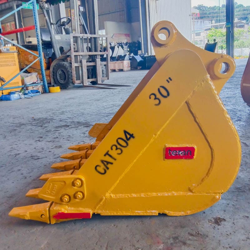 Teran Heavy-Duty Excavator Bucket | Model BKT-304 | 12" to 36" Inch Digging | Capacity 0.07 to 0.23 Cubic Meters | For Excavators