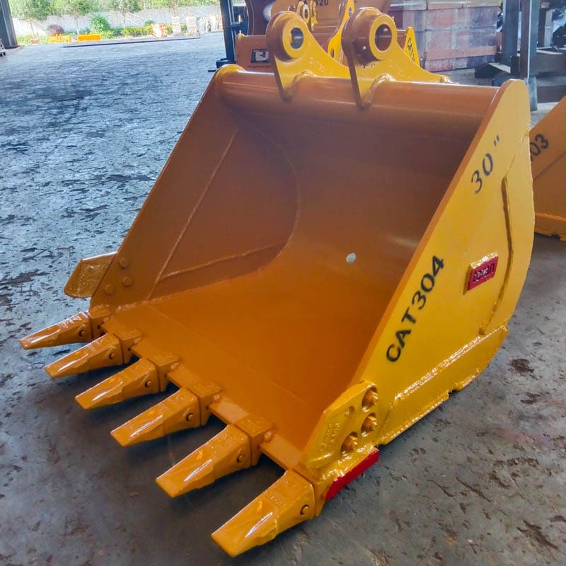 Teran Heavy-Duty Excavator Bucket | Model BKT-304 | 12" to 36" Inch Digging | Capacity 0.07 to 0.23 Cubic Meters | For Excavators