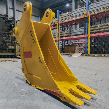 Teran Heavy-Duty Excavator Bucket | Model BKT-315 | Digging Width 12" to 48" Inch | Capacity 0.10 to 0.77 Cubic Meters | For Excavators