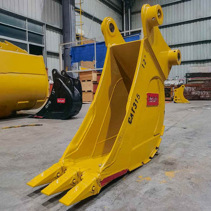 Teran Heavy-Duty Excavator Bucket | Model BKT-315 | Digging Width 12" to 48" Inch | Capacity 0.10 to 0.77 Cubic Meters | For Excavators