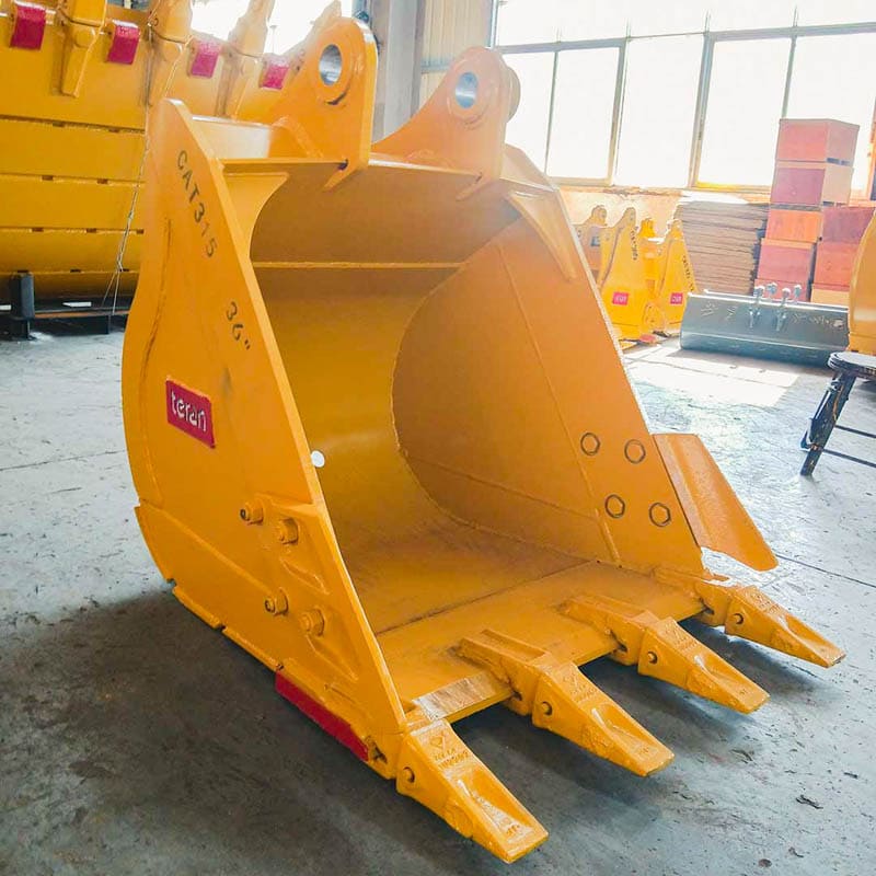 Teran Heavy-Duty Excavator Bucket | Model BKT-315 | Digging Width 12" to 48" Inch | Capacity 0.10 to 0.77 Cubic Meters | For Excavators