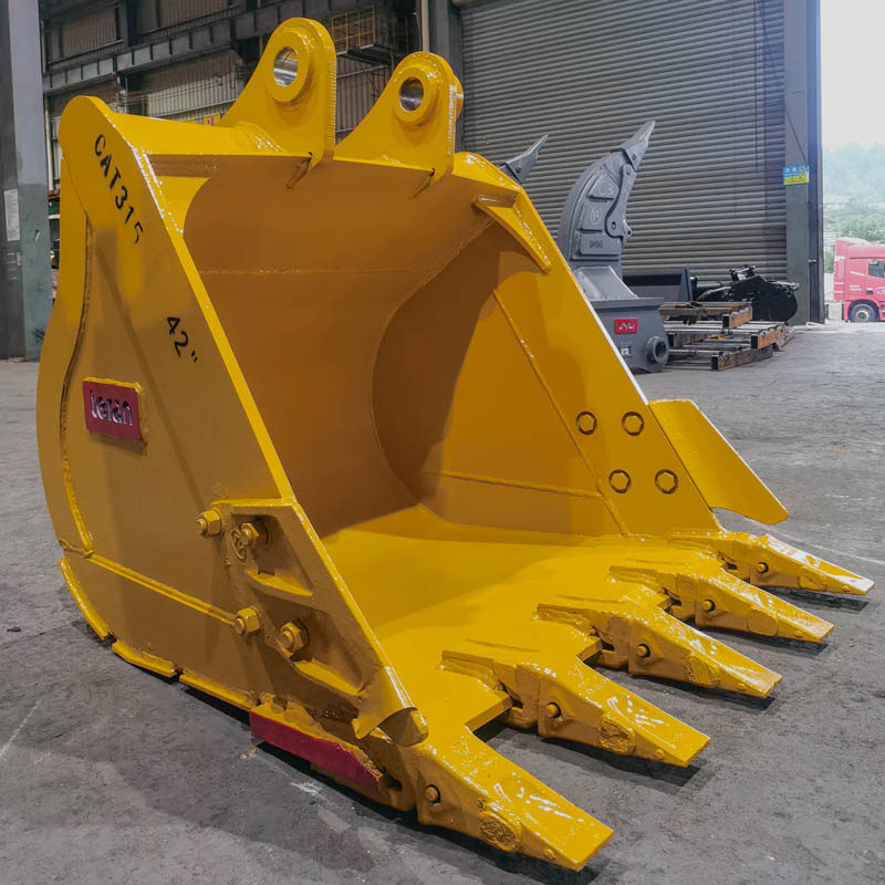 Teran Heavy-Duty Excavator Bucket | Model BKT-315 | Digging Width 12" to 48" Inch | Capacity 0.10 to 0.77 Cubic Meters | For Excavators