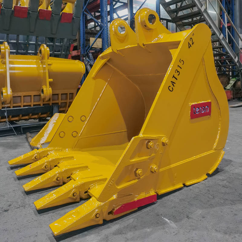 Teran Heavy-Duty Excavator Bucket | Model BKT-315 | Digging Width 12" to 48" Inch | Capacity 0.10 to 0.77 Cubic Meters | For Excavators