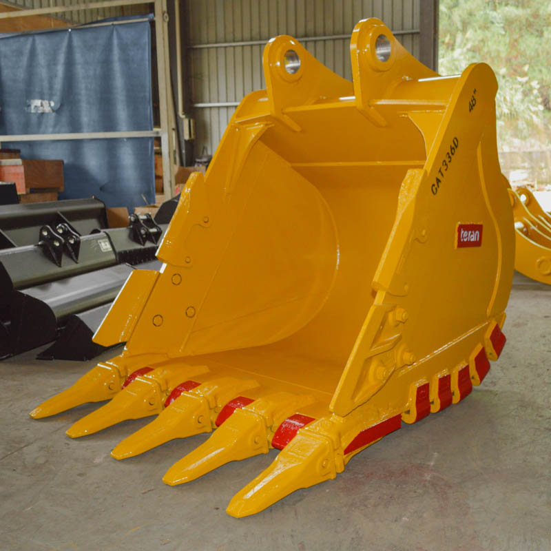 Teran Heavy-Duty Excavator Bucket | Model BKT-336D HD | 18" to 72" Inch Digging | Capacity 0.41 to 2.0 Cubic Meters | For Excavators