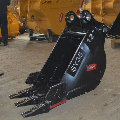 Teran Heavy Duty Rock Bucket | Model BKT-SY35 | Digging Width 12