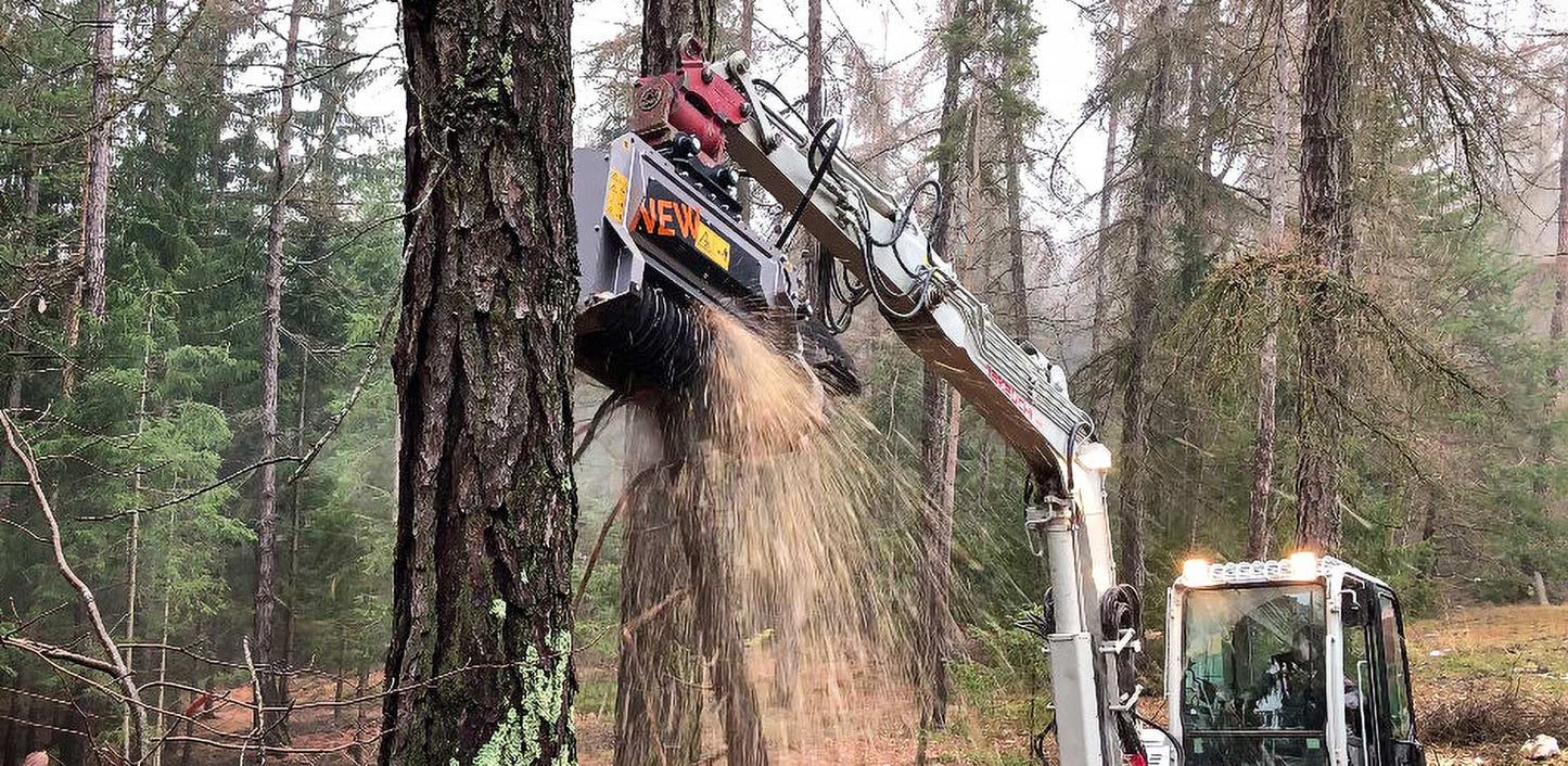 FAE FORESTRY MULCHER WITH BITE LIMITER TECHNOLOGY | FOR SMALL AND MIDSIZE EXCAVATORS | BL2/EX SERIES