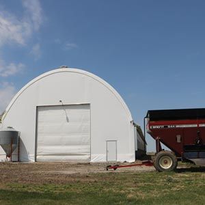 FarmTek ClearSpan HD BeefMaster Building System w/ White Cover