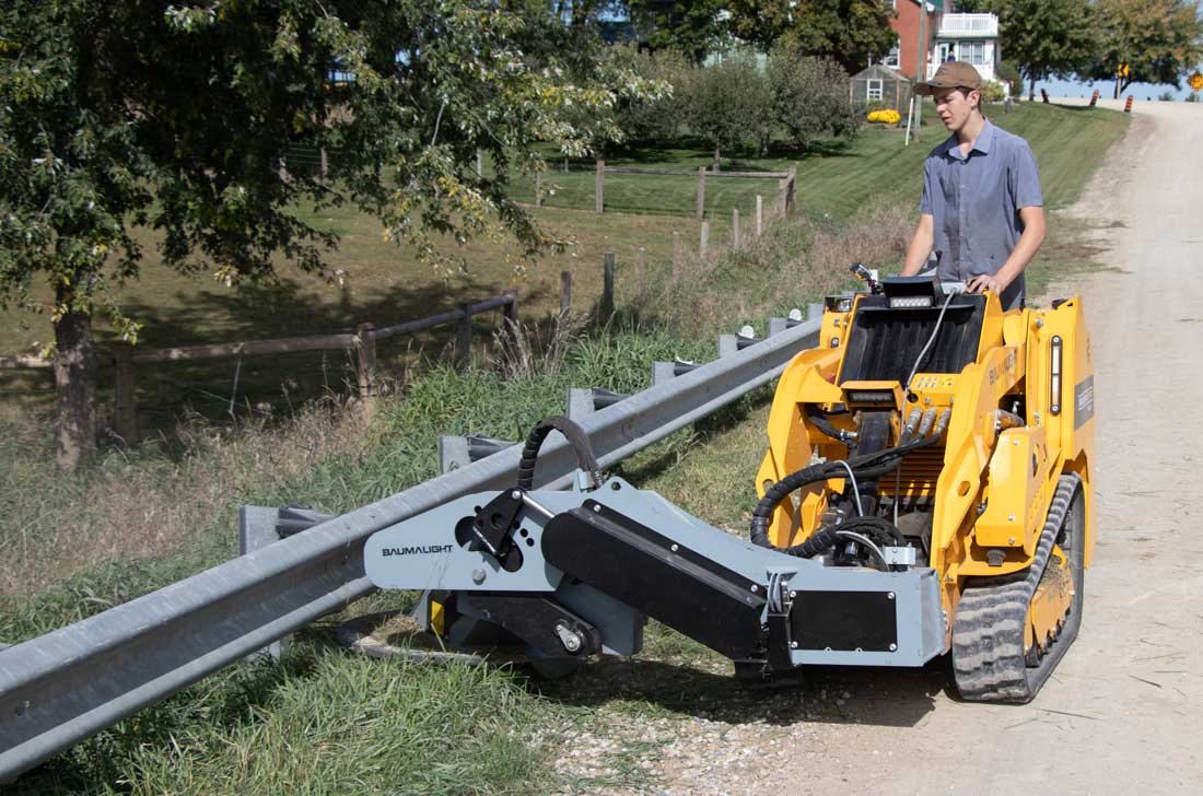 Baumalight Mini Barrier Mower | Model BMM230 | Cutting Width 32" | 8-15 GPM | For Mini Skid Steers