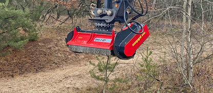 Seppi | Strong Forestry Mulcher | Knives & Carbides | Model BMS-F 125CC | 49" Working Width | Machine Size 9 To 20 Ton | For Excavators