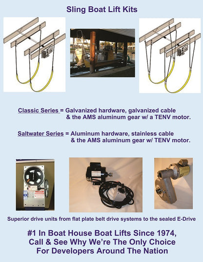 Boat Lift Distributors 4000 LB Classic Sling Lift
