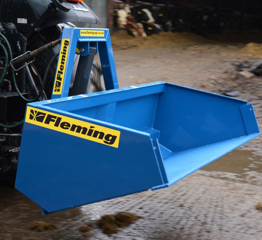Fleming Hydraulic Transport Box | HYD Series | Width 59", 72", 79" & 85" | 45-130 HP | For Tractors