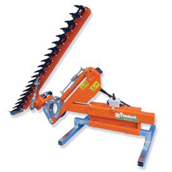 Rinieri Hedge Trimmer BRE 120-150-200 | 47"-59"-79" Cutting Bar | Bush Cutter Machine for Loader